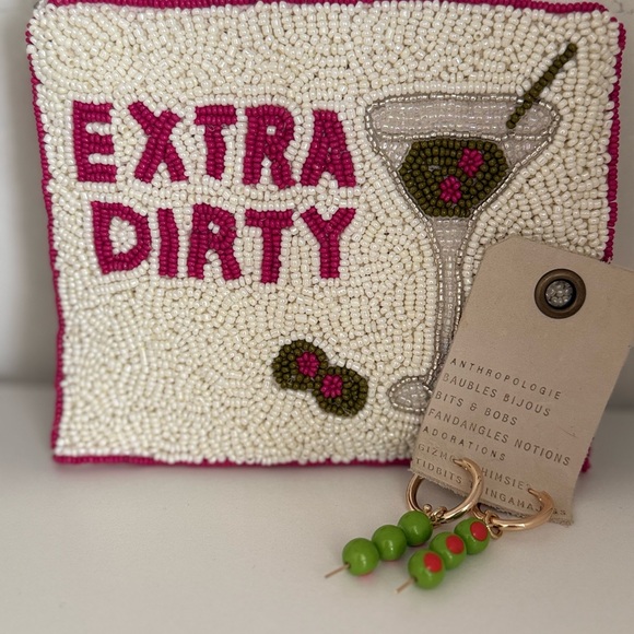 Accessories - Beaded Clutch with Martini Design